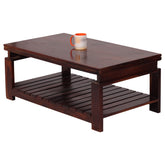 MoonWooden Engineered Wood Coffee Table/Centre Table/Tea Table(WALNET)